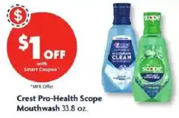 Family Dollar Crest Pro-Health Scope Mouthwash offer