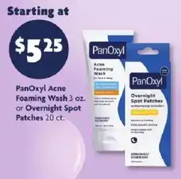 Family Dollar PanOxyl Acne Foaming Wash or Overnight Spot Patches offer
