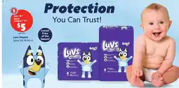 Family Dollar Luvs Diapers offer