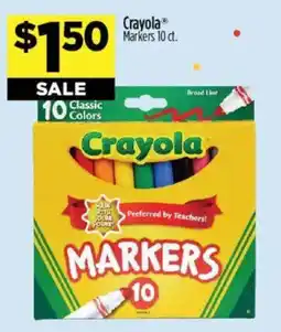 Dollar General Crayola markers offer