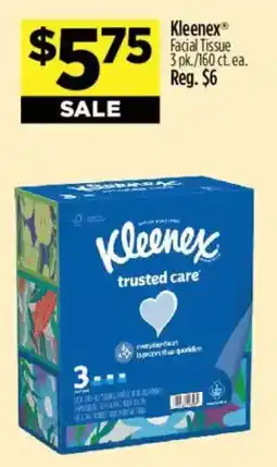 Dollar General Kleenex facial tissue offer