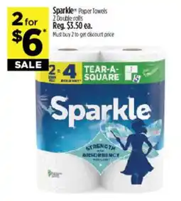 Dollar General Sparkle paper towels offer