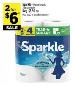 Dollar General Sparkle paper towels offer