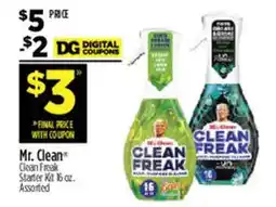 Dollar General Mr. Clean Clean Freak Starter Kit offer