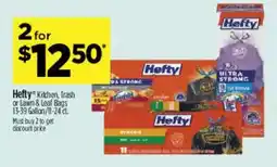 Dollar General Hefty kitchen, trash or lawn & leaf bags offer