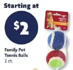 Family Dollar Family Pet Tennis Balls offer