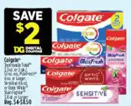 Dollar General Colgate toothpaste offer