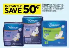 Dollar General Breeze Panty Liners offer