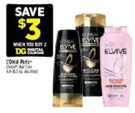 Dollar General L'oreal paris elvive hair care offer