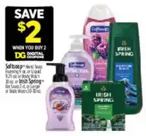 Dollar General Softsoap or Irish Spring offer