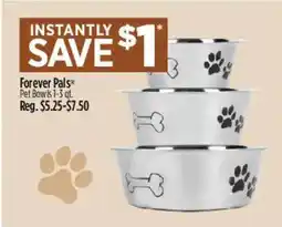 Dollar General Forever Pals Pet Bowls offer