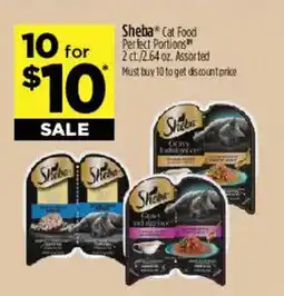 Dollar General Sheba cat food perfect portions assorted offer