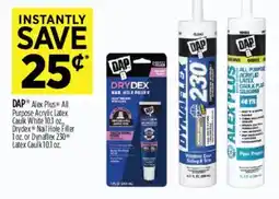 Dollar General Dap Alex Plus All Purpose Acrylic Latex Caulk White offer