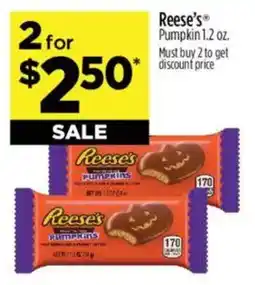 Dollar General Reese's pumpkin offer