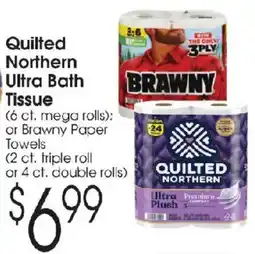 Family Fare Quilted Northern Ultra Bath Tissue offer