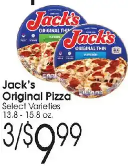 Family Fare Jack's Original Pizza offer