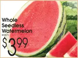 Family Fare Whole Seedless Watermelon offer