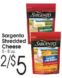 Family Fare Sargento shredded cheese offer