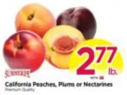 Tops Summerade California Peaches, Plums or Nectarines offer