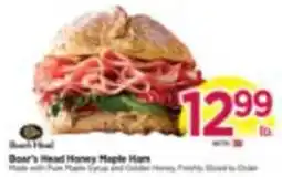 Tops Boar's Head Honey Maple Ham offer