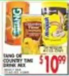 Pioneer Supermarkets Lava Of Country Time Drink Mix offer