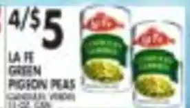 La Fe green pigeon peas