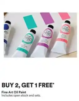 Michaels Fine Art Oil Paint offer
