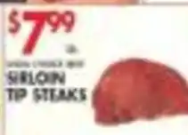 Pioneer Supermarkets Sirloin Tip Steaks offer