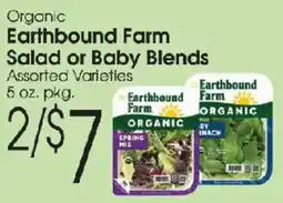 Family Fare Earthbound Farm Salad or Baby Blends offer