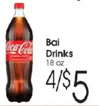 Family Fare Coca-Cola Bai Drinks offer