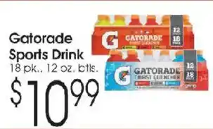 Family Fare Gatorade sports drink offer