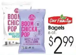 Family Fare Our Family Bagels offer