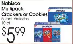 Family Fare Nabisco crackers or cookies offer