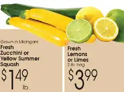 Family Fare Fresh Zucchini or Yellow Summer Squash offer