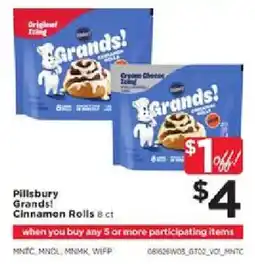 Cub Foods Pillsbury Grands! Cinnamon Rolls offer
