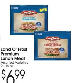 Family Fare Land O' Frost Premium Lunch Meat offer