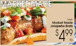 Family Fare Market Made Jalapeño Brats offer