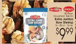 Family Fare Our Family extra jumbo raw shrimp offer