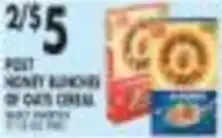 Pioneer Supermarkets Post honey bunches of oats cereal offer