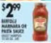 Pioneer Supermarkets Barbou Marinara Or Pasta Sauce offer