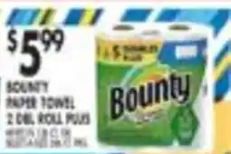 Pioneer Supermarkets Bounty paper towel offer