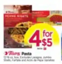 Tops Tops Pasta offer
