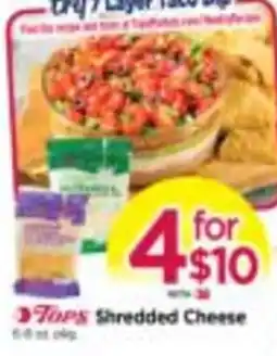 Tops Tops Shredded Cheese offer