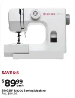 Michaels Singer M1000 Sewing Machine offer