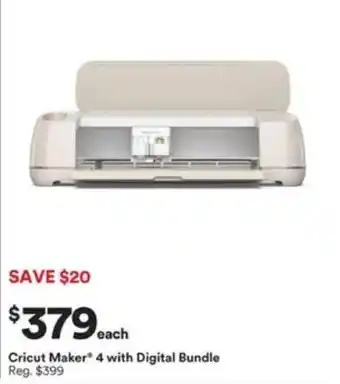 Cricut Maker 4 with Digital Bundle
