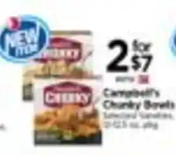 Tops Campbell's Chunky Bowls offer