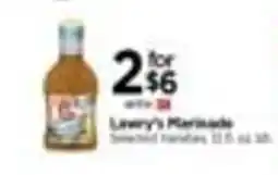 Tops Lewry's Marinade offer