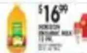 Pioneer Supermarkets Horizon Organic Milk offer