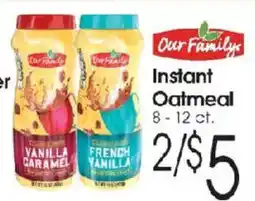 Family Fare Our Family Instant Oatmeal offer