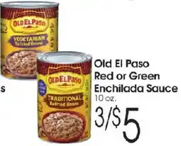 Family Fare Old El Paso Red or Green Enchilada Sauce offer